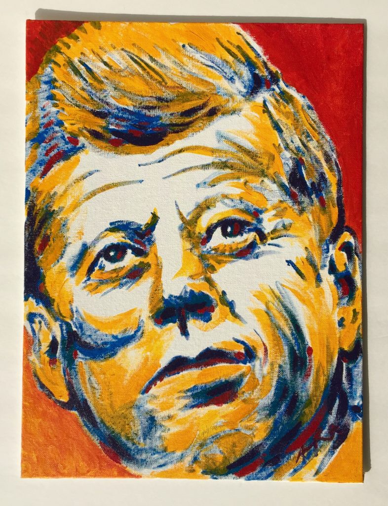 JFK John F. Kennedy Art For Auction